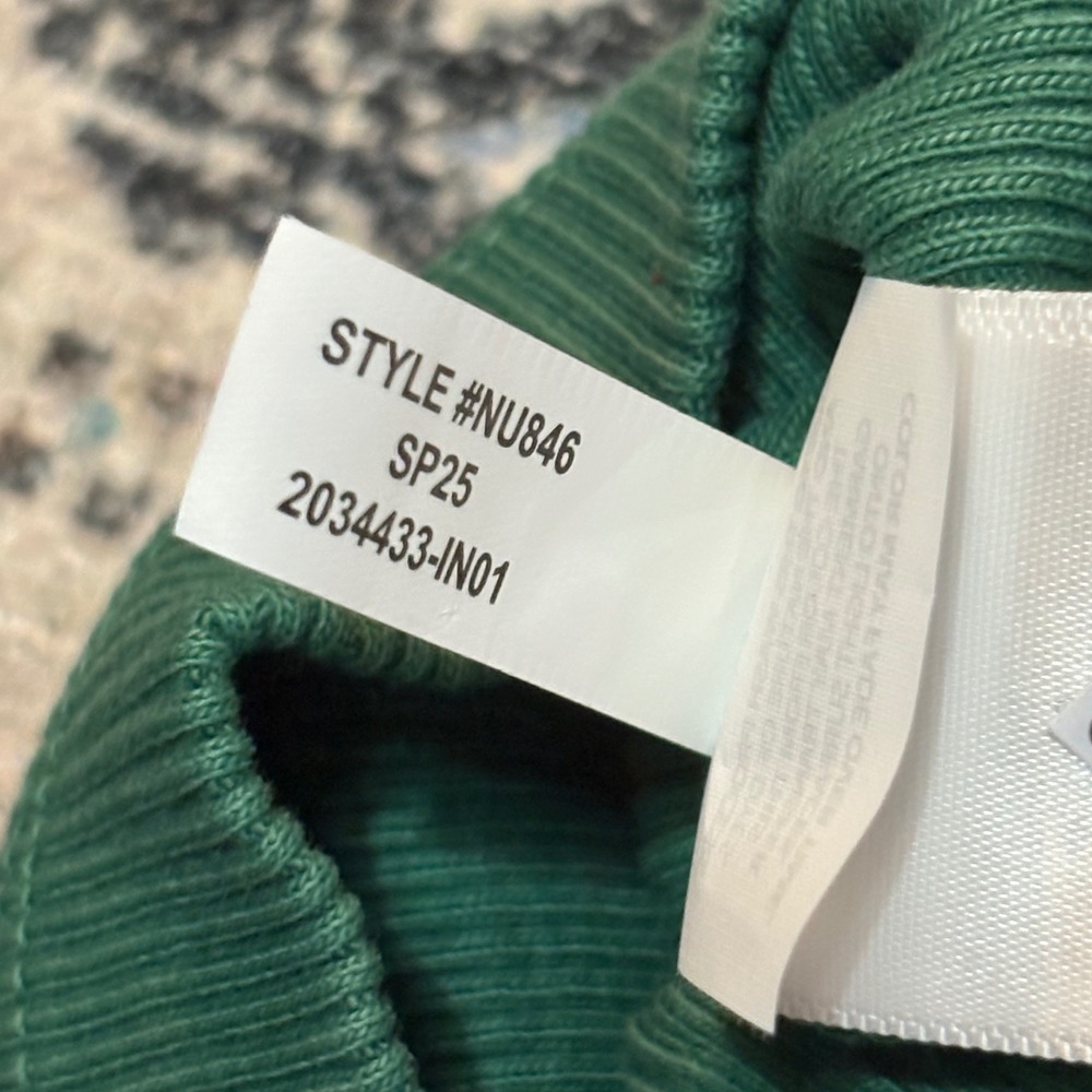 Madewell Garment Dyed Ribbed Crewneck Pocket Tee Green Size XS NWT‎ (NU846) - Picture 6 of 6